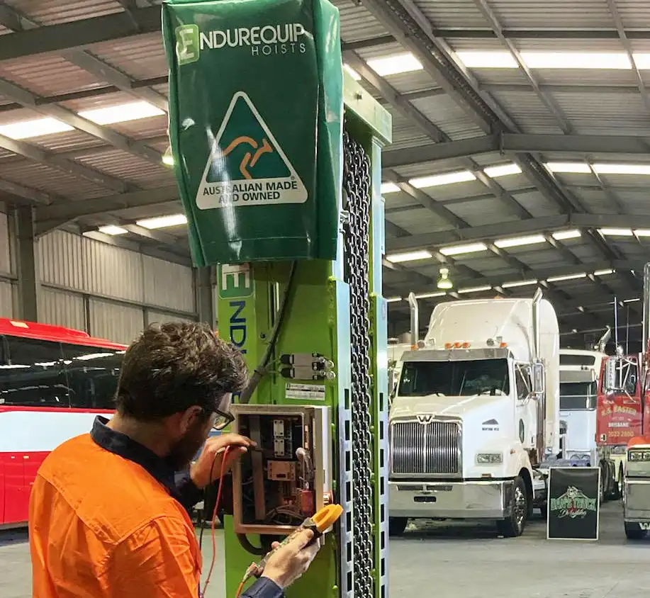 Repair and service of Portable Heavy Vehicle Lifting Hoist by Authorised Repairs at National Repairer Network, Australia, NZ & PNG.