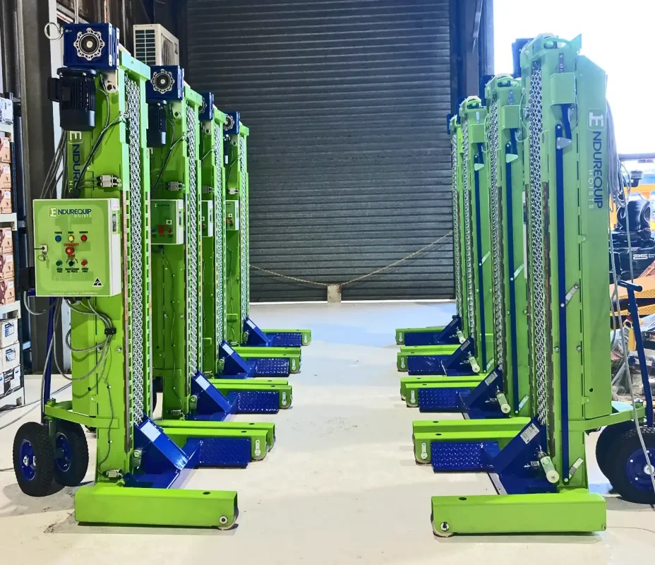 New Portable Heavy Vehicle Lifting hoists for Hire or Buy from National Repair Network. Call 1800 HOISTY