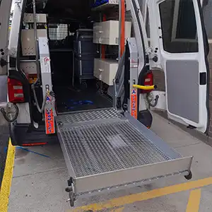Authorised repairers of Wheelchair Lifters at National Repairers Network, Sumner, Brisbane, Australia, NZ.